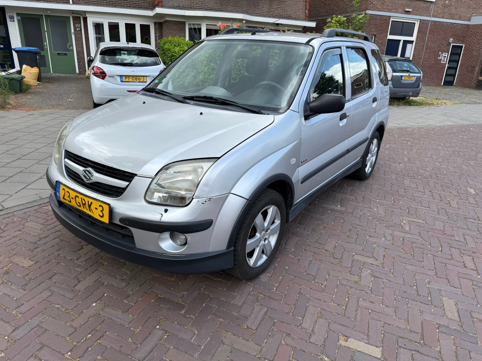 Suzuki Ignis 1.3 5D 4x4 2008 Zilver AIRCO APK 2027, Stof, 31 €/maand, 4 cilinders, Wagon R+