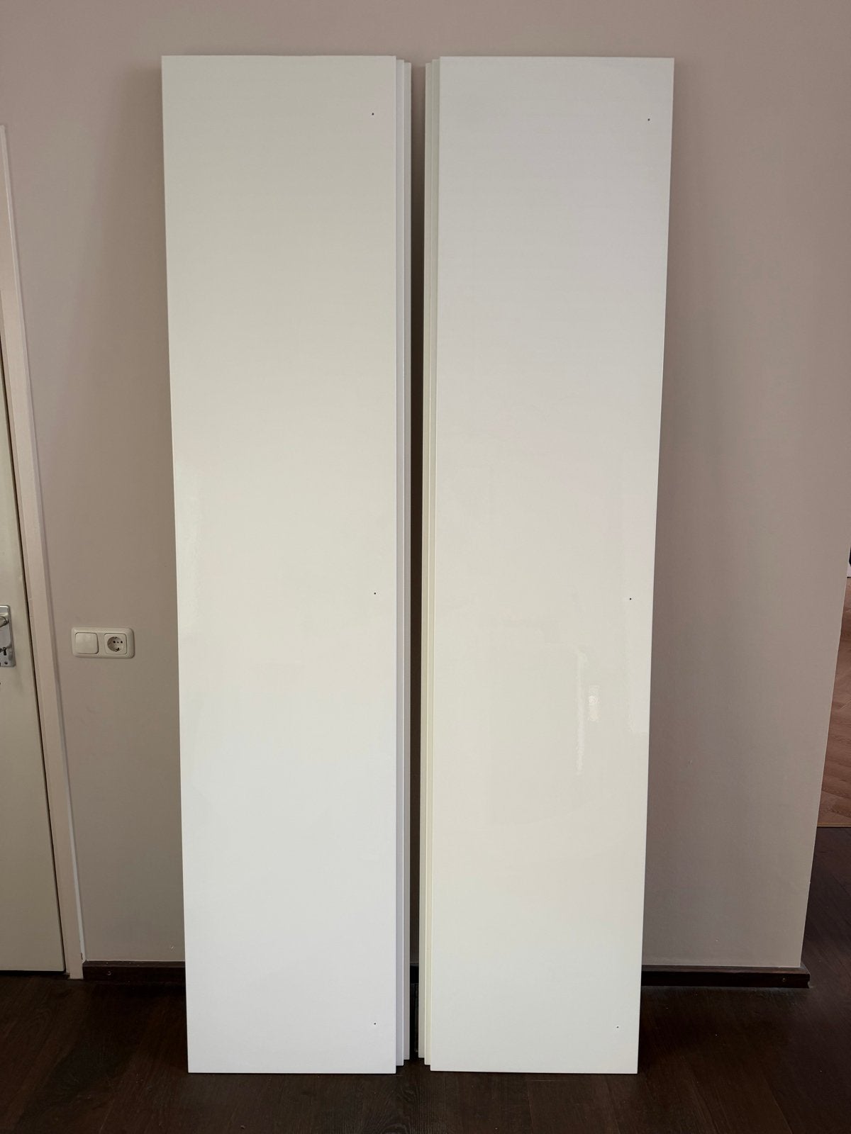 6 IKEA Fardal hoogglans witte deuren (zonder handgrepen), Ophalen, Gebruikt, 200 cm of meer, Minder dan 25 cm