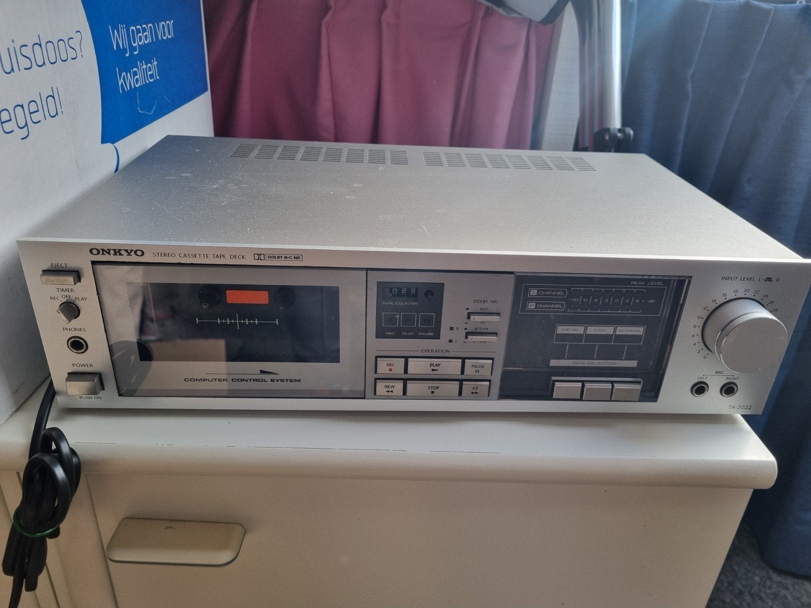 Cassettedeck Onkyo TA 2022, Ophalen of Verzenden, Overige merken