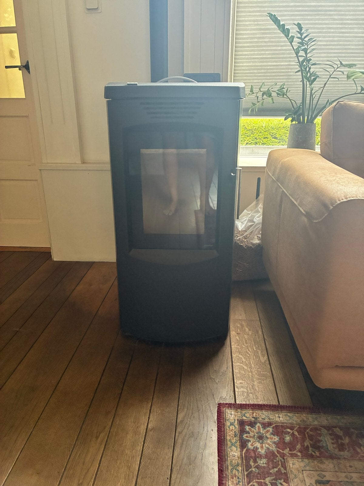 Heta Greenfire 100 pelletkachel, Huis en Inrichting, Haarden, Gebruikt, Overige soorten, Ophalen