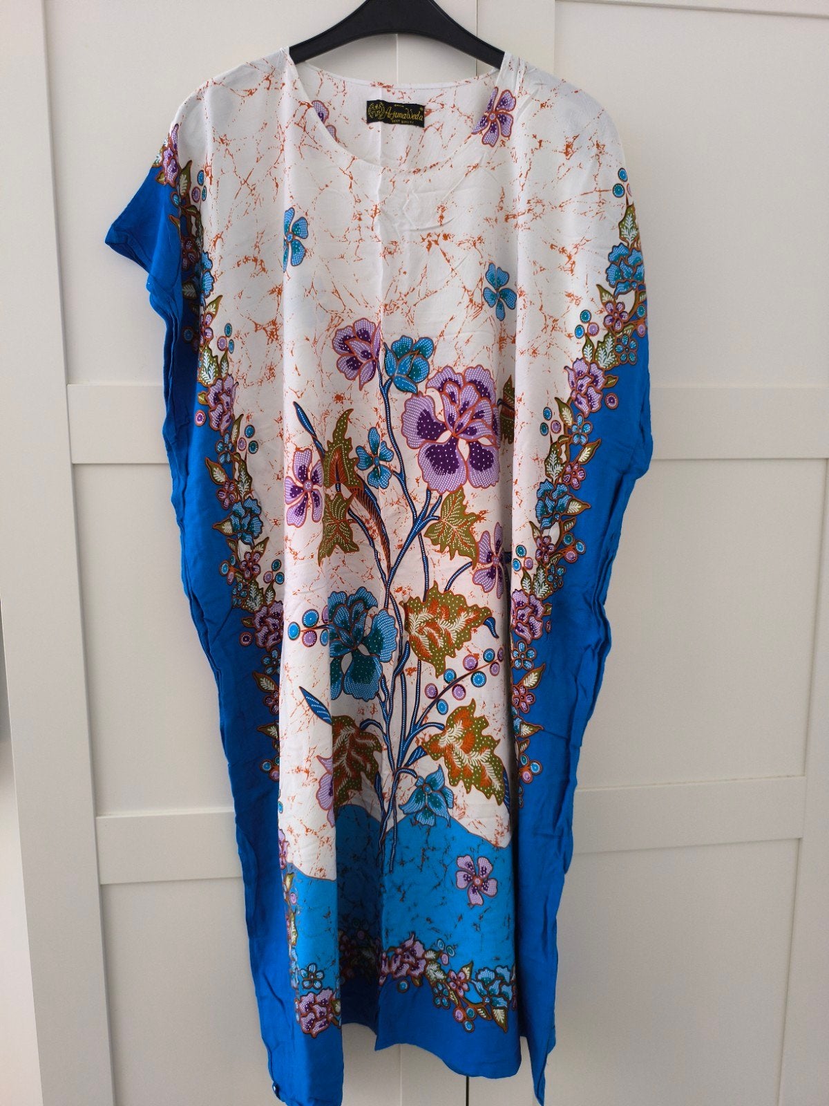 Nieuwe Batik Kaftan Jurk uit Bali, Kleding | Dames, Meerkleurig, Maat 46/48 (XL) of groter, Nieuw, Ophalen of Verzenden