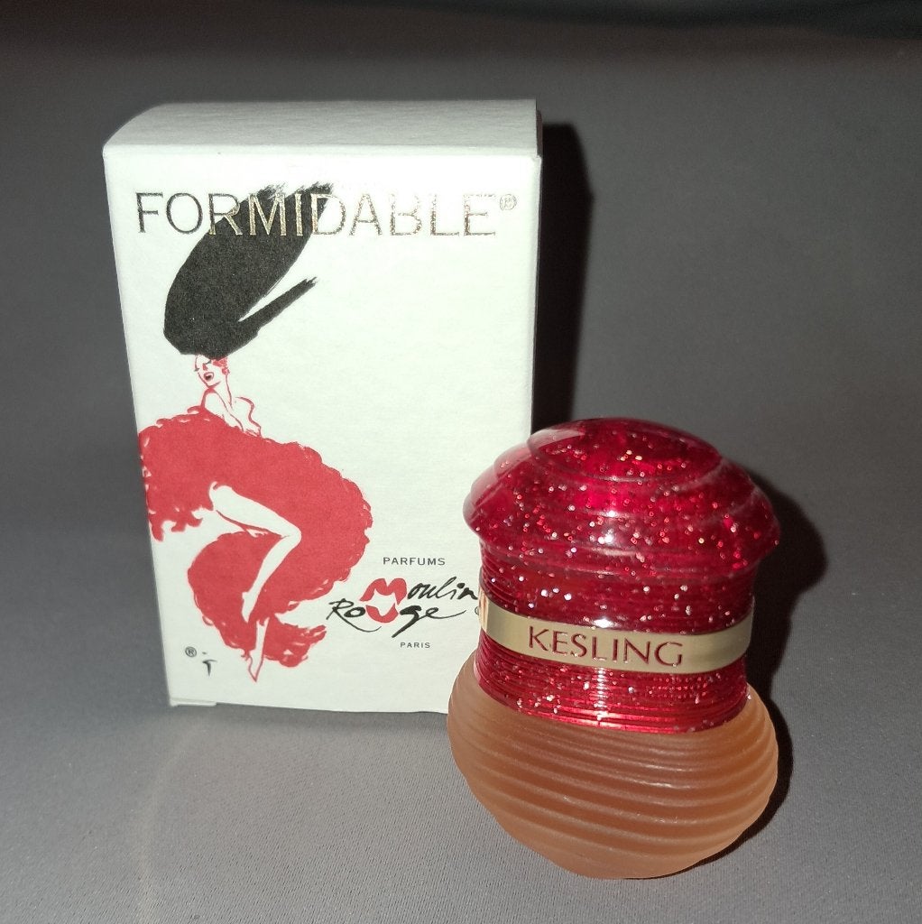 Parfum miniatuur - Kesling formidable rouge + doosje, Ophalen of Verzenden, Zo goed als nieuw, Miniatuur, Gevuld