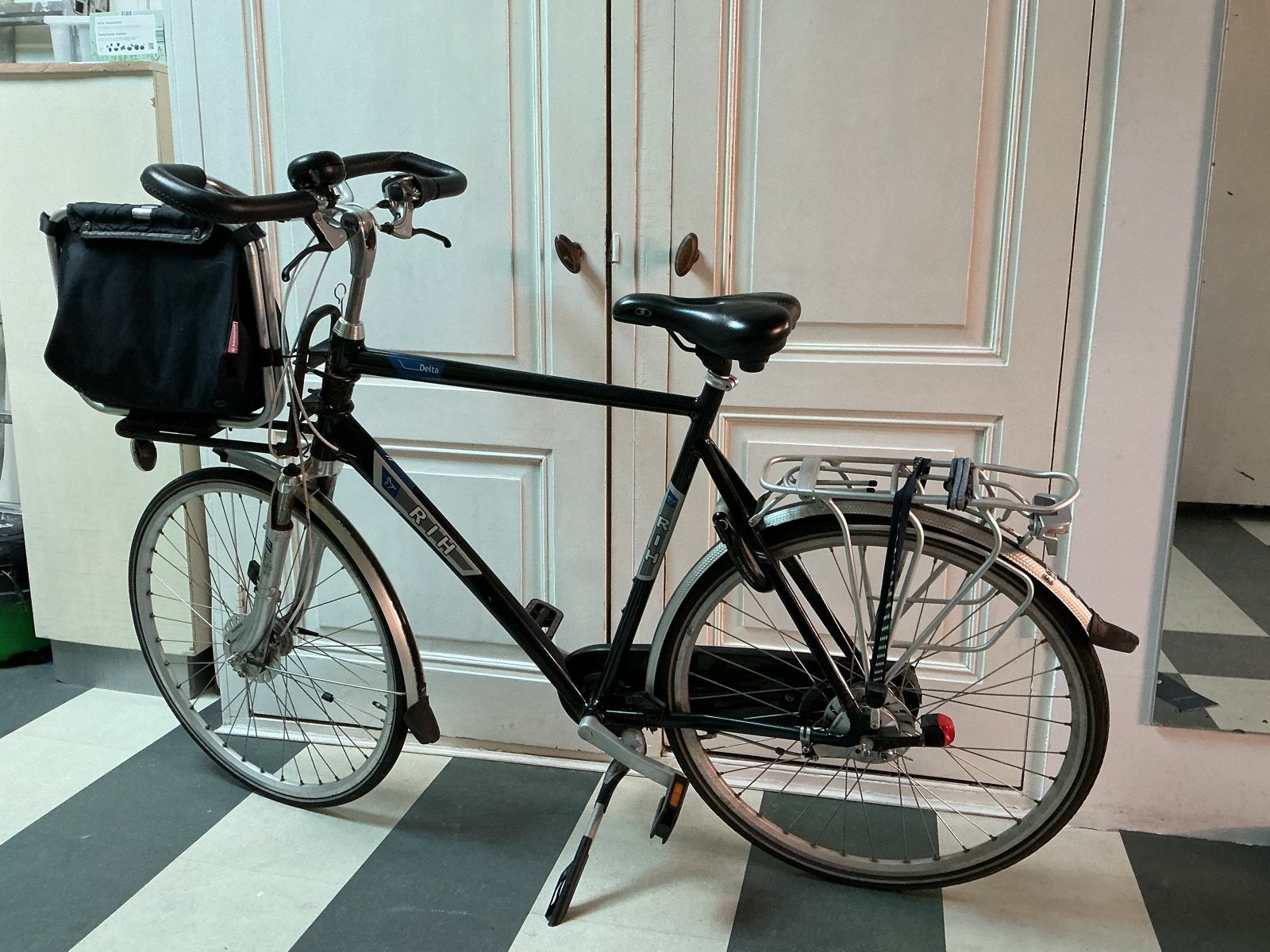 RIH Delta hoge Herenfiets - in goede staat, Overige merken, Gebruikt, Versnellingen, Trommelrem