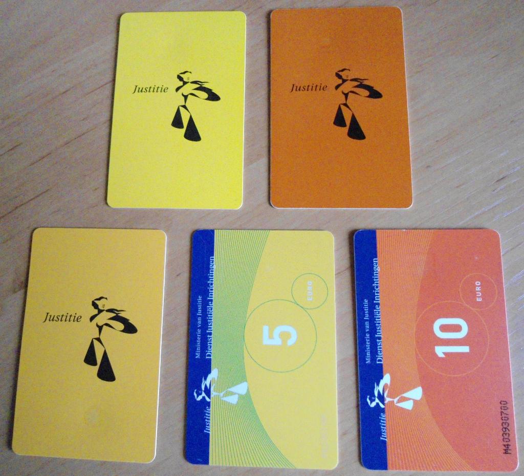 5 JUSTITIE TELEFOONKAARTEN, Verzamelen, Ophalen of Verzenden, Nederland