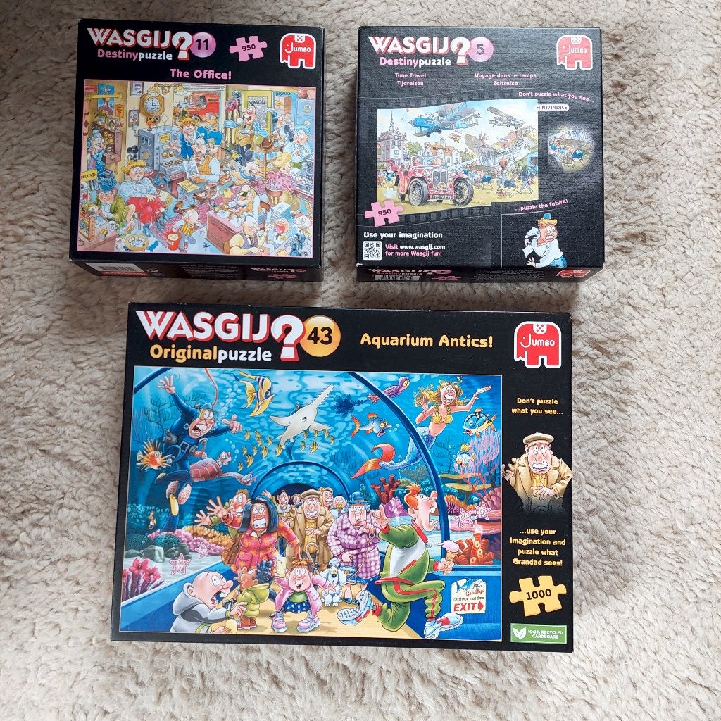 WasGij puzzels, Ophalen of Verzenden, 500 t/m 1500 stukjes, Zo goed als nieuw, Legpuzzel