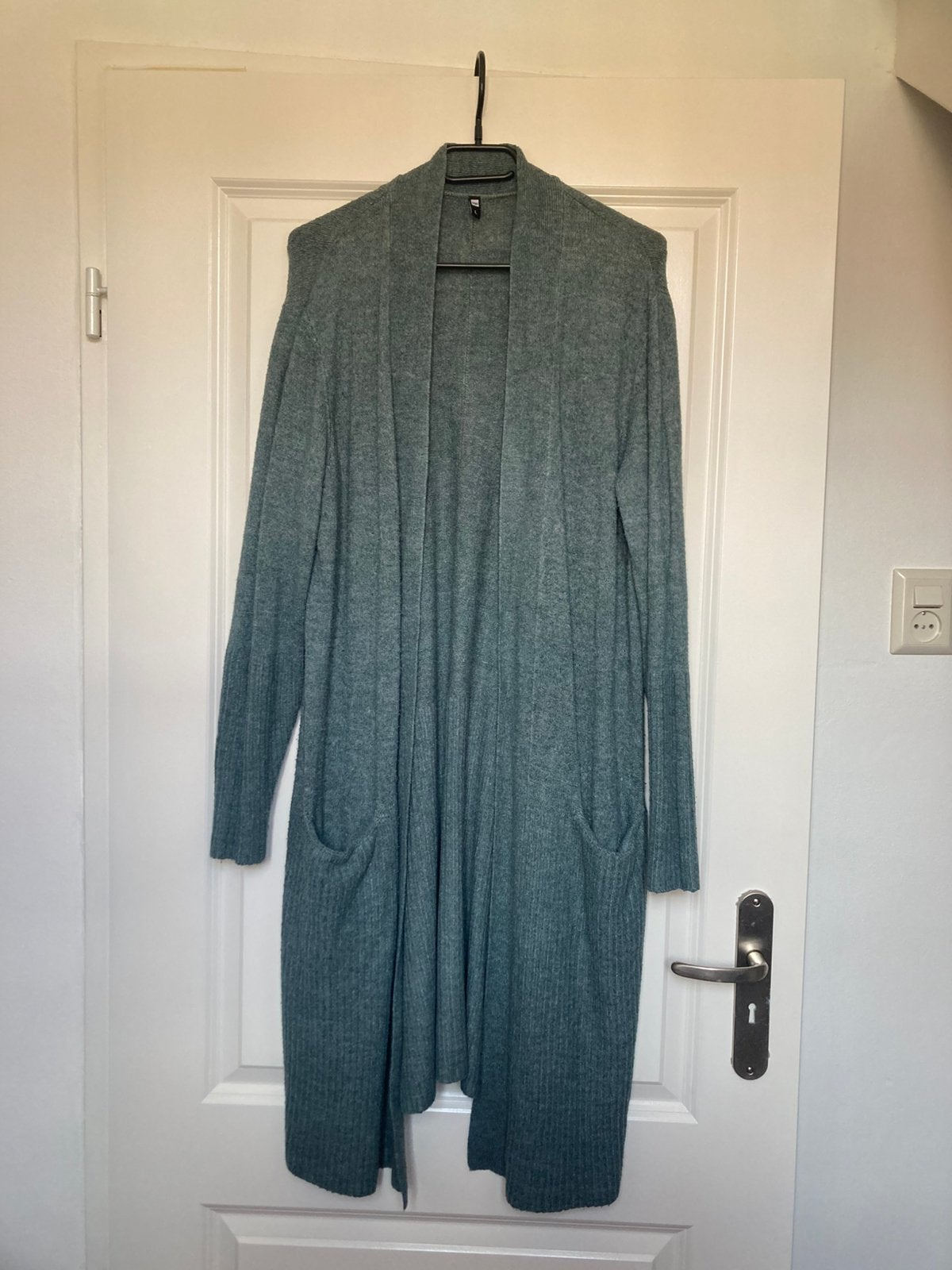 Hema vest blauwig-groenig, Ophalen, Gedragen, Maat 42/44 (L), Groen