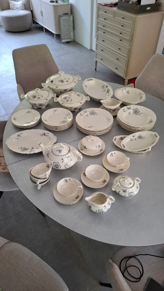 Prachtig 32 delig Art Deco Servies Victoria, Antiek en Kunst, Antiek | Servies compleet, Ophalen