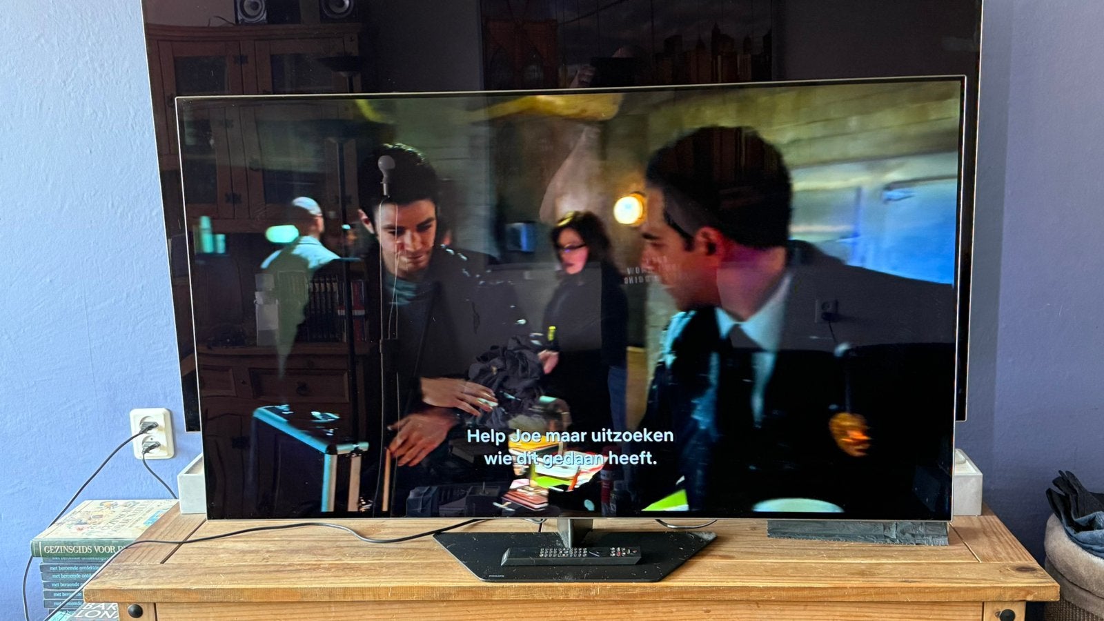 Philips 55 OLED 855/12 met ab, Ophalen, Philips, Zo goed als nieuw, 100 cm of meer