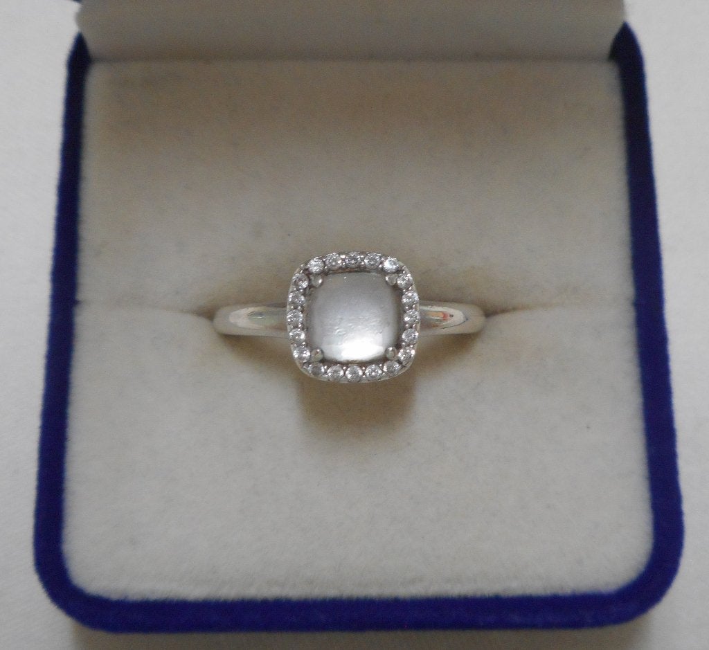 Zilveren Ti Sento ring maat 17.25 nr.1586, Gebruikt, Verzenden, 17 tot 18, Dame