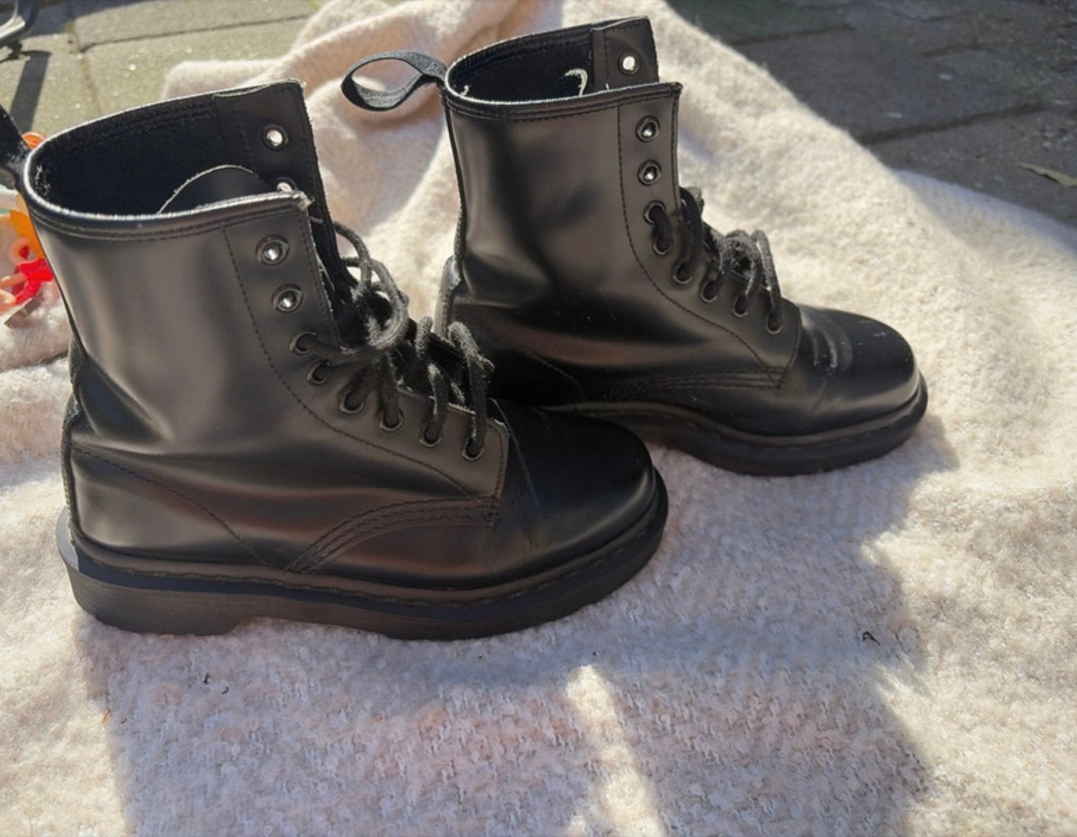 Dr. Martens, Kleding | Dames, Ophalen, Zwart, Lage of Enkellaarzen, Gedragen