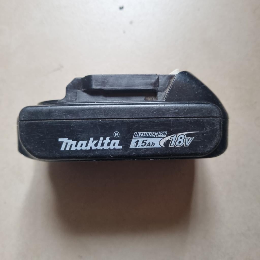 Defecte Makita 18V Li-ion Accu 1.5Ah, Ophalen of Verzenden, Gebruikt, Overige typen