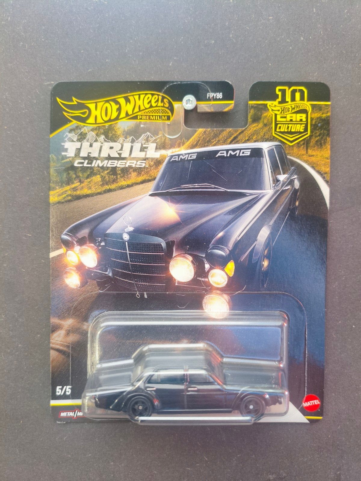 Hot Wheels Mercedes-Benz 300 SEL 6.8 AMG Thrill Climbers, Ophalen of Verzenden, Nieuw, Auto