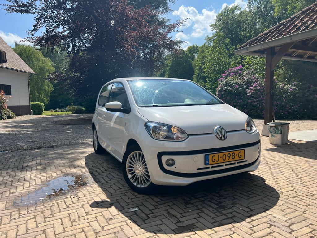 Volkswagen up! 1.0 44KW/60PK 5-DRS 2015 Wit, Auto's, Voorwielaandrijving, Euro 5, Stof, 840 kg
