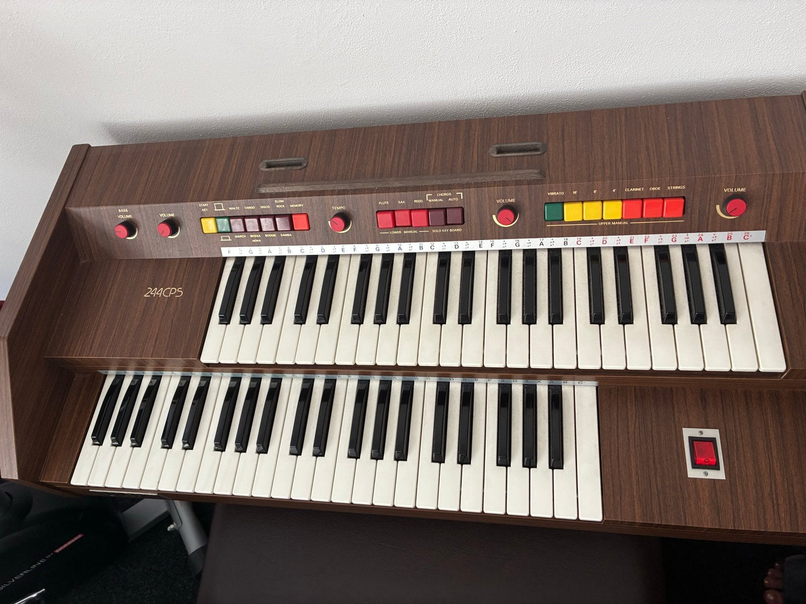 Baleani 244CPS Elektronisch Orgel met 2 Klavieren, Muziek en Instrumenten, Ophalen, Zo goed als nieuw, 2 klavieren, Orgel