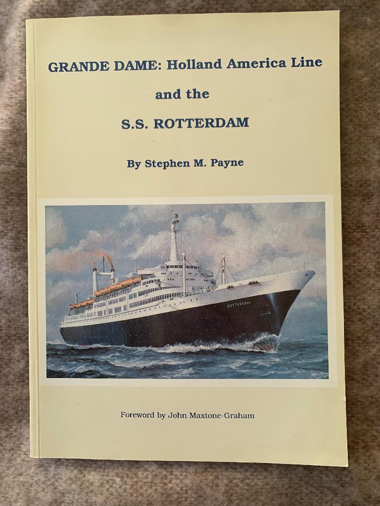 GRAND DAME Holland-America Line and the ss. Rotterdam, Verzenden, Zo goed als nieuw, Motorboot, Boek of Tijdschrift