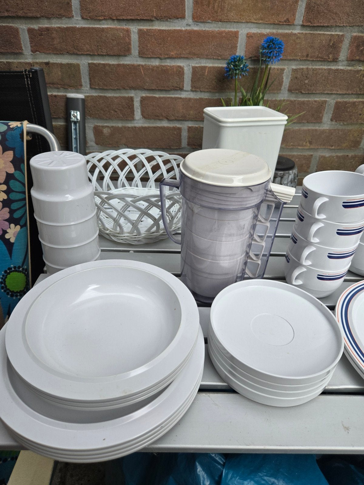 Vintage Rosti Mepal servies - Melamine D195, Ophalen, Overige materialen, Gebruikt, Overige stijlen