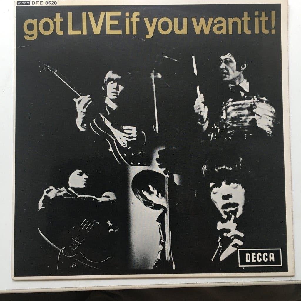 UK28 rolling stones EP Got live if you want it UK '84 €25 , Fotohoes, 7 inch, Ophalen of Verzenden, Zo goed als nieuw