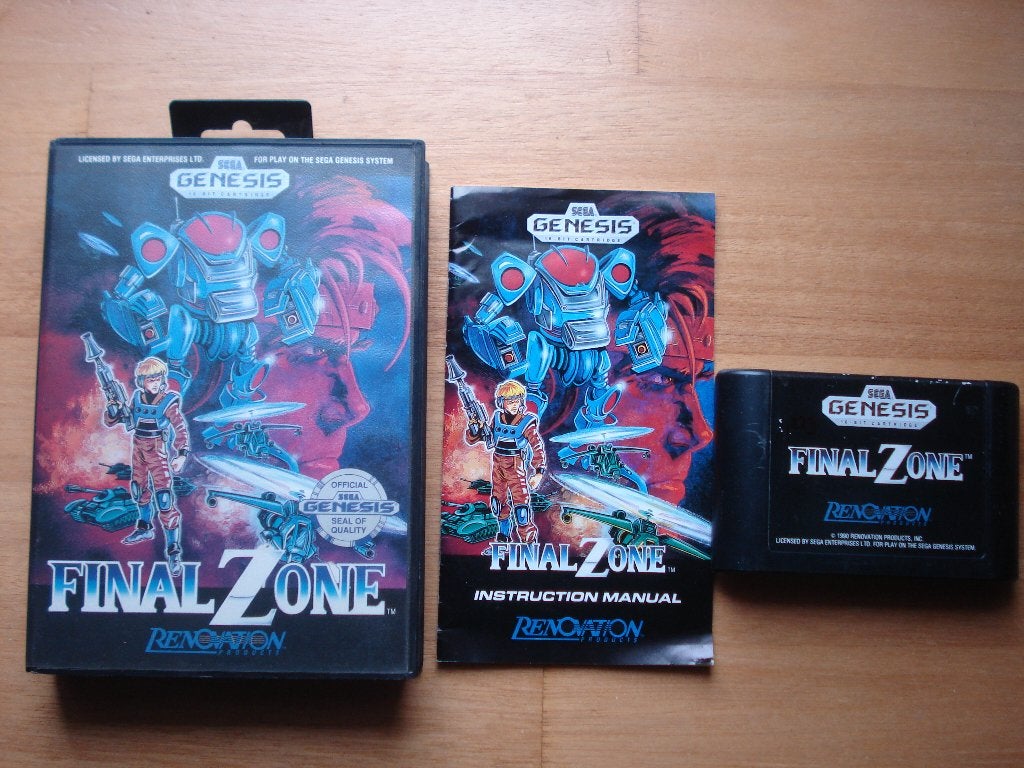 Final zone sega genesis, 1 speler, Racen en Vliegen, Ophalen of Verzenden, Zo goed als nieuw