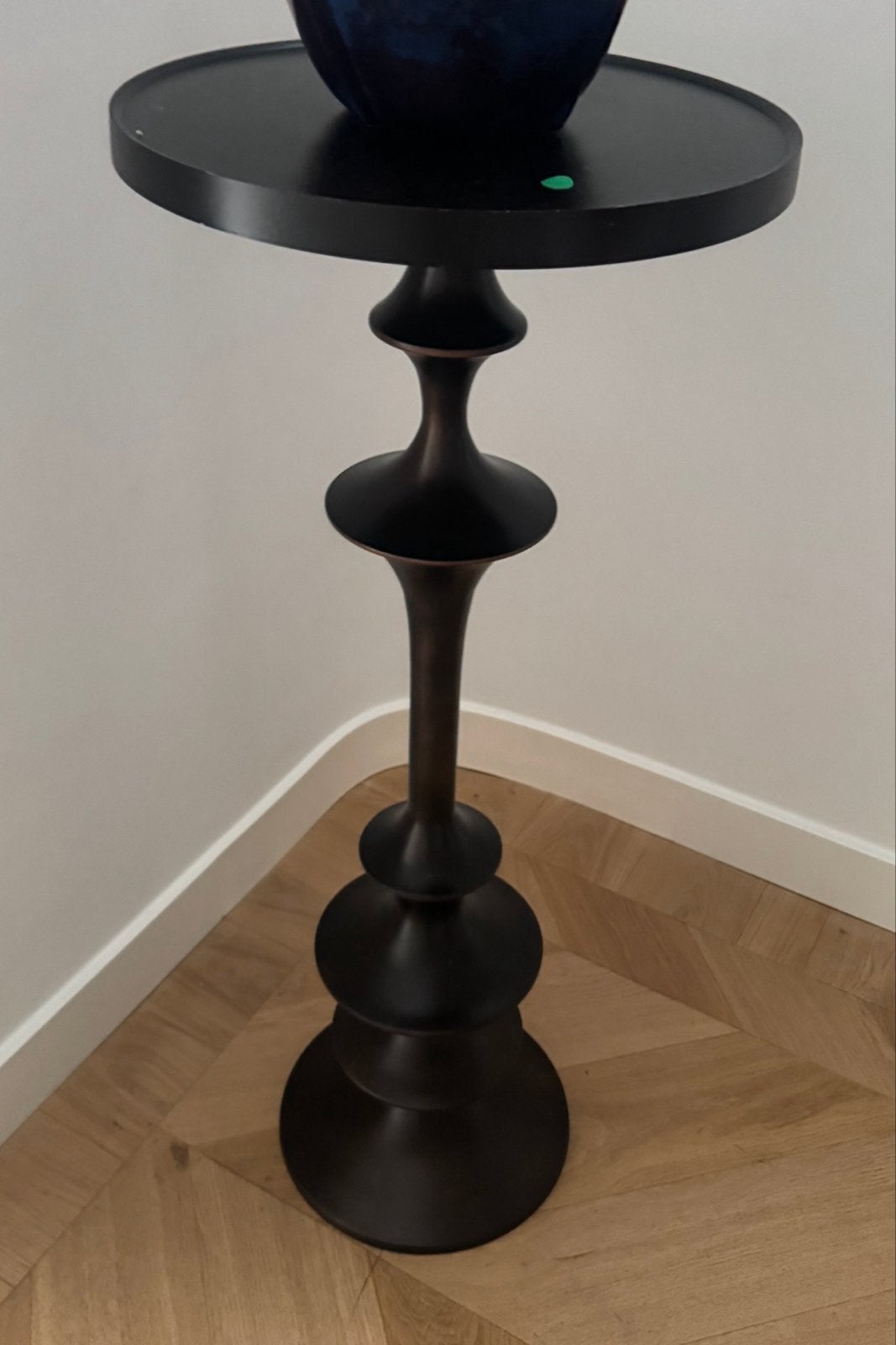 Decoratieve Pilaar / Zuil - Zwart, Ophalen, Zo goed als nieuw