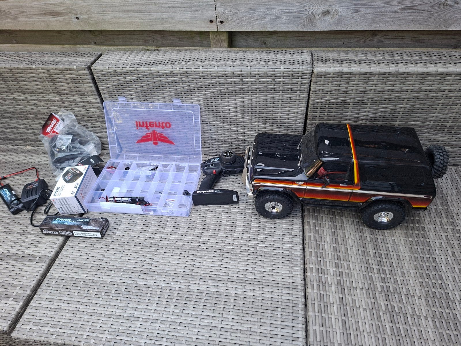 Traxxas TRX-4 Ford Bronco RC Crawler - RTR met extra's, Hobby en Vrije tijd, Elektro, Auto offroad, Ophalen of Verzenden, Zo goed als nieuw
