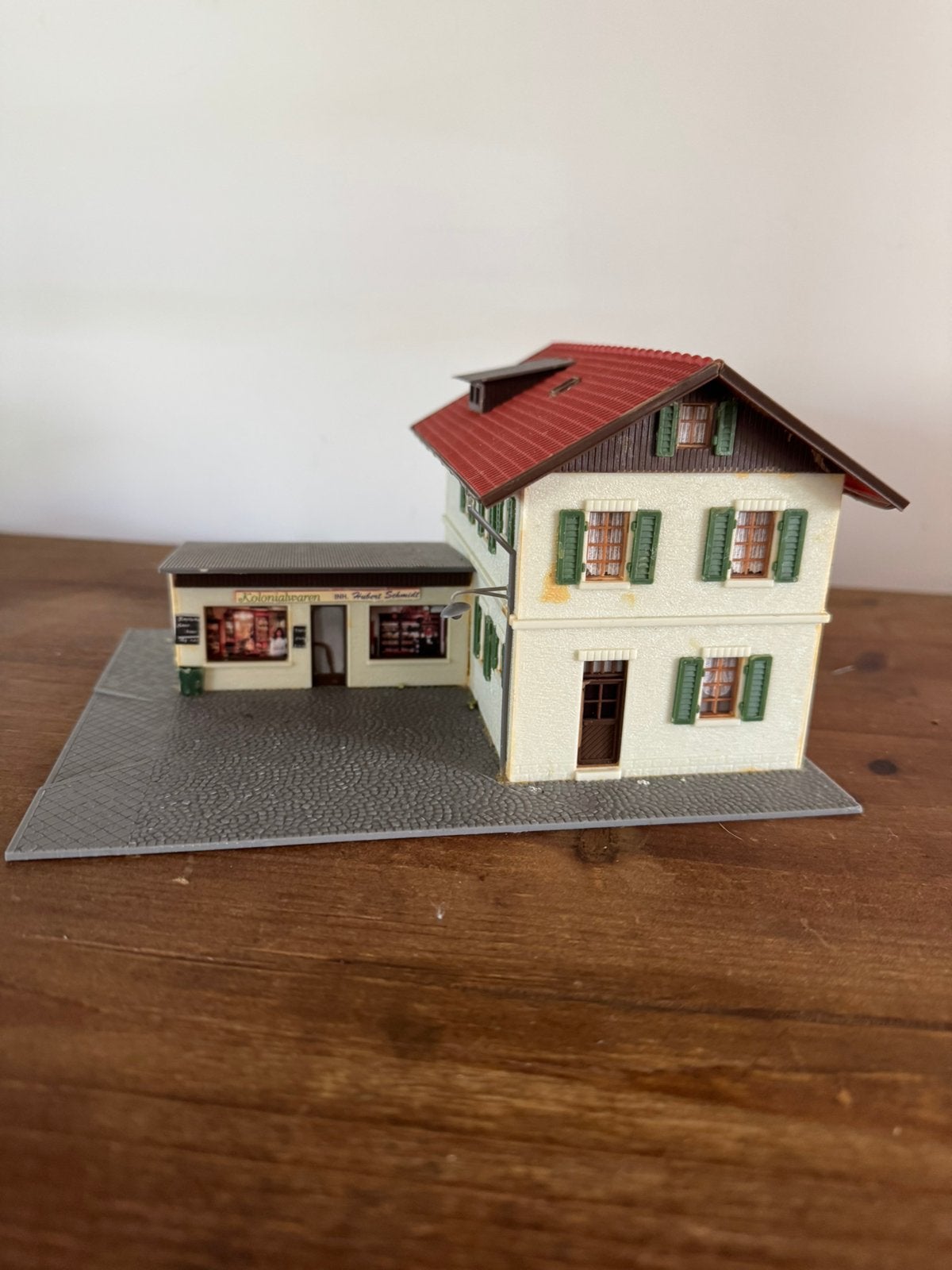 Faller huis met winkel 1:87, Overige merken, Gebruikt, Gelijkstroom of Wisselstroom, Brug, Tunnel of Gebouw