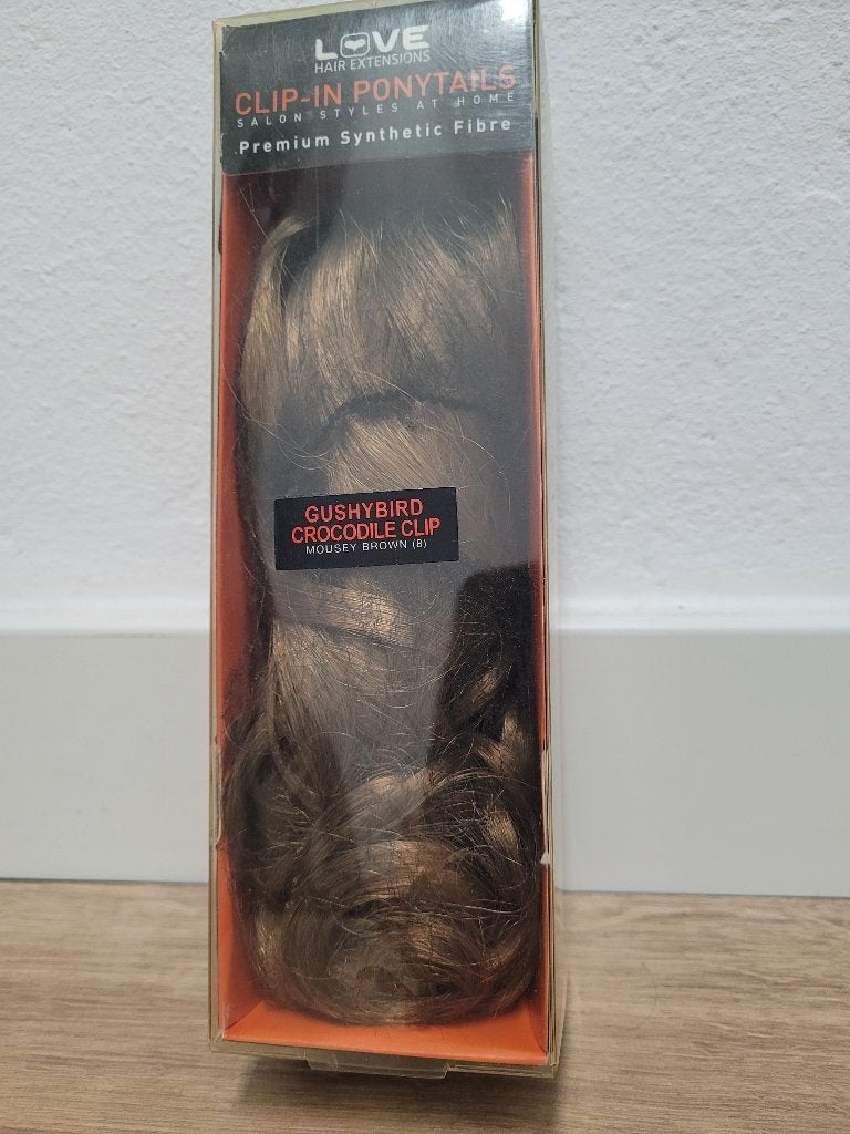 Paardenstaart / haarclip bruin nieuw, Sieraden, Tassen en Uiterlijk, Ophalen of Verzenden, Nieuw, Haarspeld