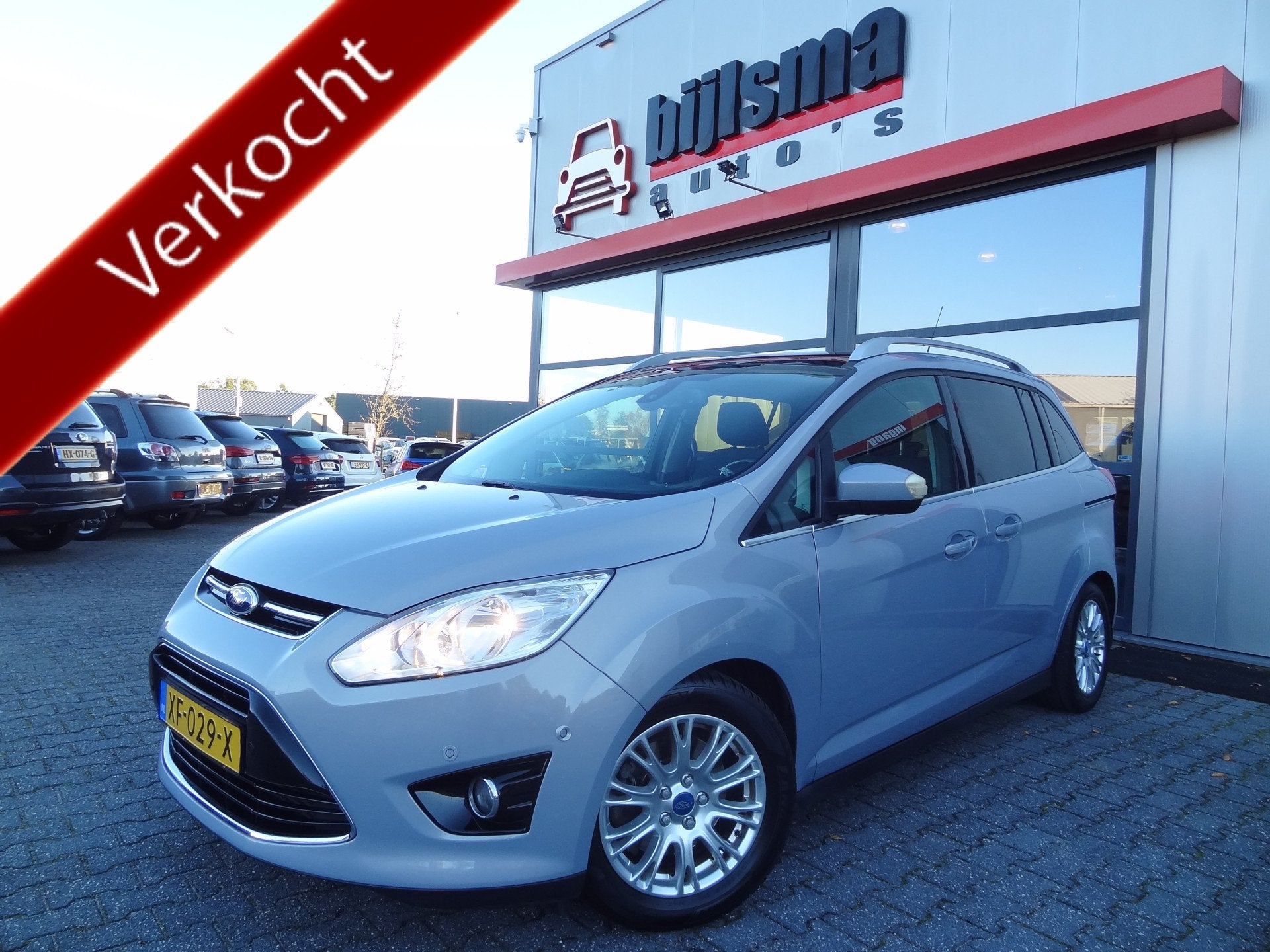 Ford Grand C-Max 1.6 Titanium 7p.| TREKHAAK | PANORAMADAK |, Auto's, Voorwielaandrijving, Gebruikt, 4 cilinders, 150 pk