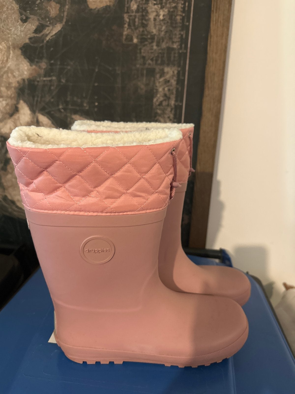 Druppies Roze regenlaarzen met teddy voering, Kleding | Dames, Schoenen, Ophalen, Roze, Regenlaarzen, Zo goed als nieuw