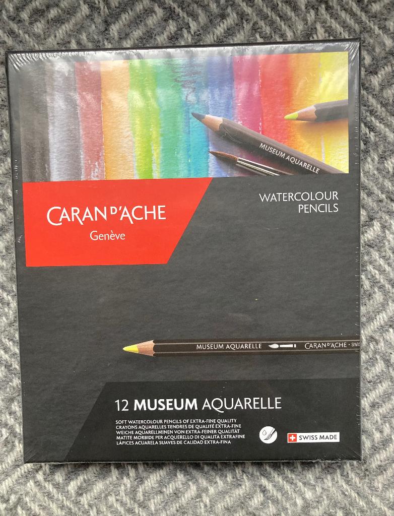 12 Museum aquarelpotloden Caran D’ache (nieuw in folie), Ophalen of Verzenden, Nieuw, Potlood of Stift