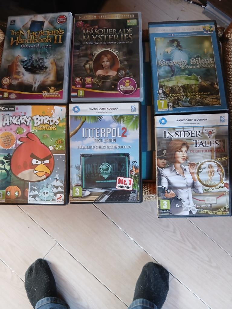 Te koop pc games, Ophalen, Gebruikt, 1 speler, Eén computer