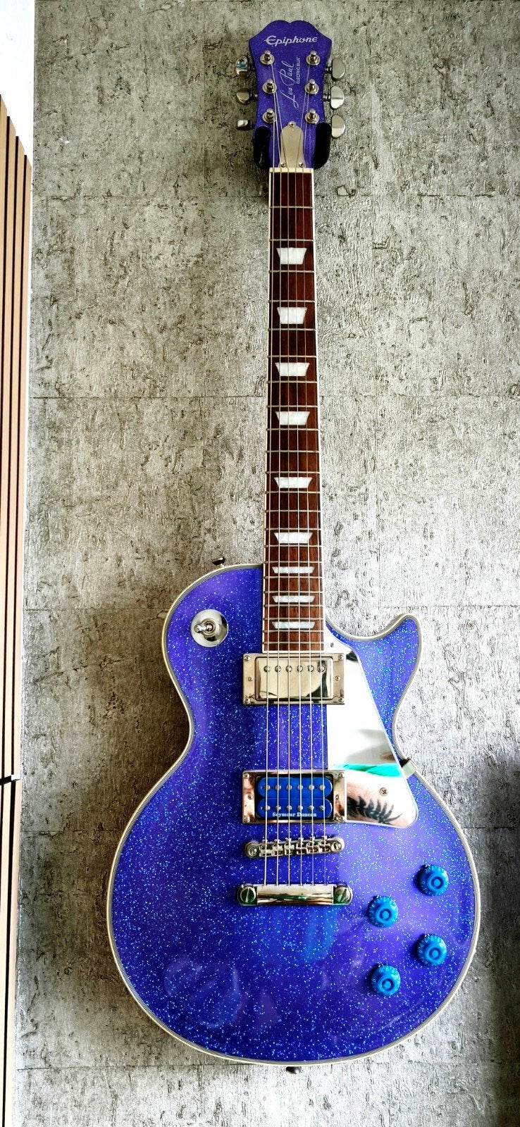 Epiphone les Paul "Tommy Thayer" Electric Blue Ltd Edition, Muziek en Instrumenten, Ophalen, Zo goed als nieuw, Solid body, Epiphone