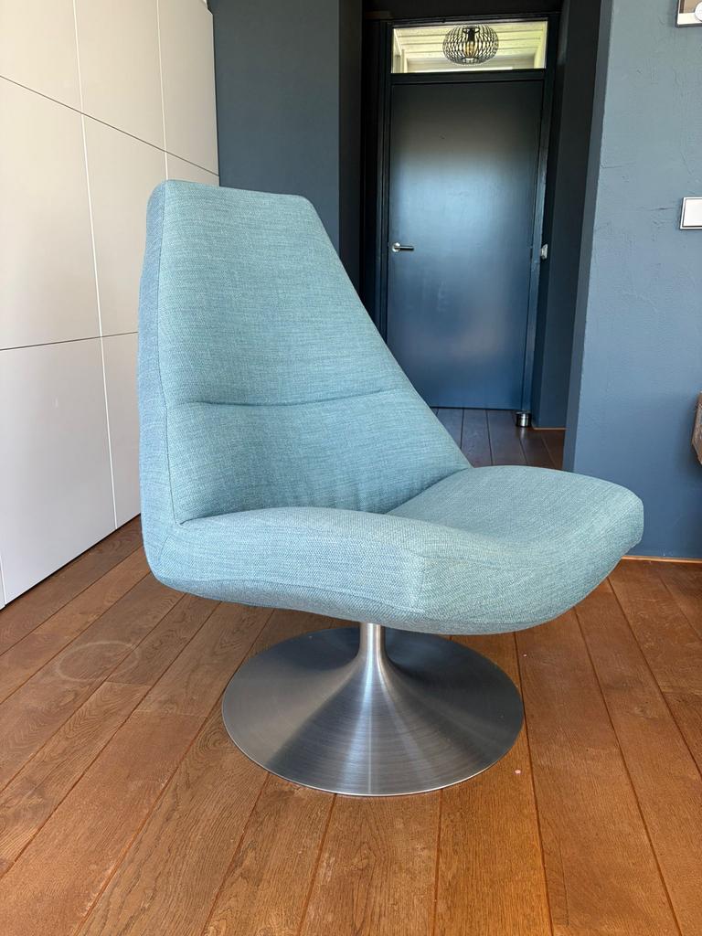 Fauteuil Cartelliving Madonna met hocker, Huis en Inrichting, Ophalen, Met trompvoet, 75 tot 100 cm, Zo goed als nieuw