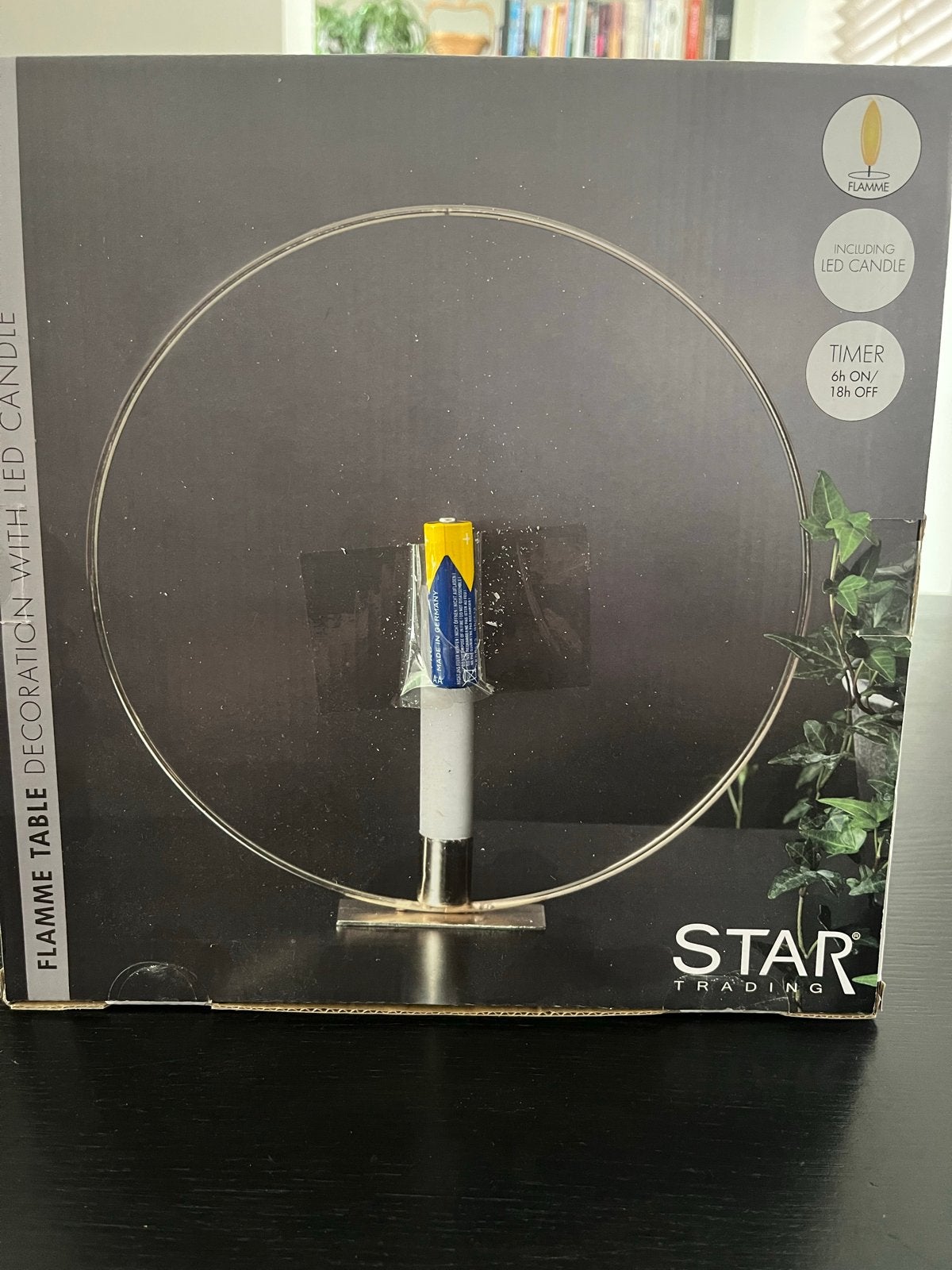 Star Trading LED Kaars met Timer - Tafeldecoratie, Overige merken, Nieuw, Ophalen of Verzenden, Metaal