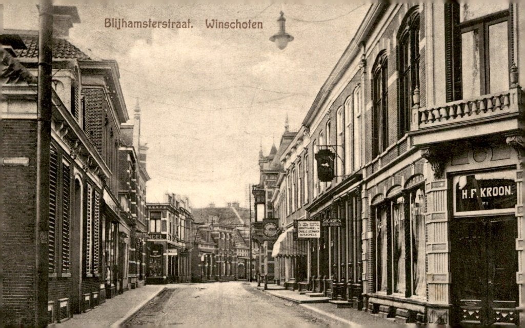 Winschoten Blijhamsterstraat # 431, Verzenden, 1920 tot 1940, Gelopen, Groningen