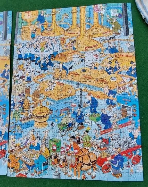 De Bierbrouwerij; Jan van Haasteren Legpuzzel. 500stukjes., Ophalen of Verzenden, 500 t/m 1500 stukjes, Zo goed als nieuw, Legpuzzel