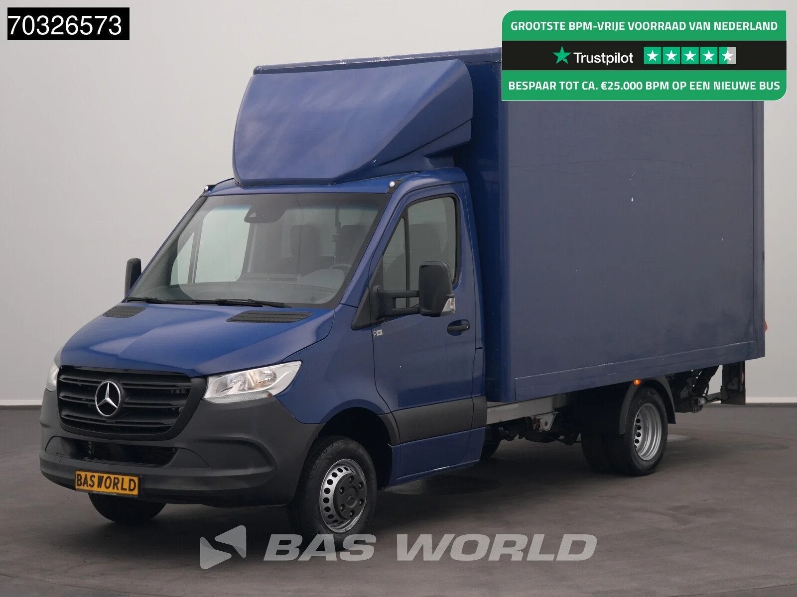 Mercedes Sprinter 515 CDI Laadklep Zijdeur Dubbellucht Bakwa, Auto's, Stof, Gebruikt, Euro 6, 4 cilinders