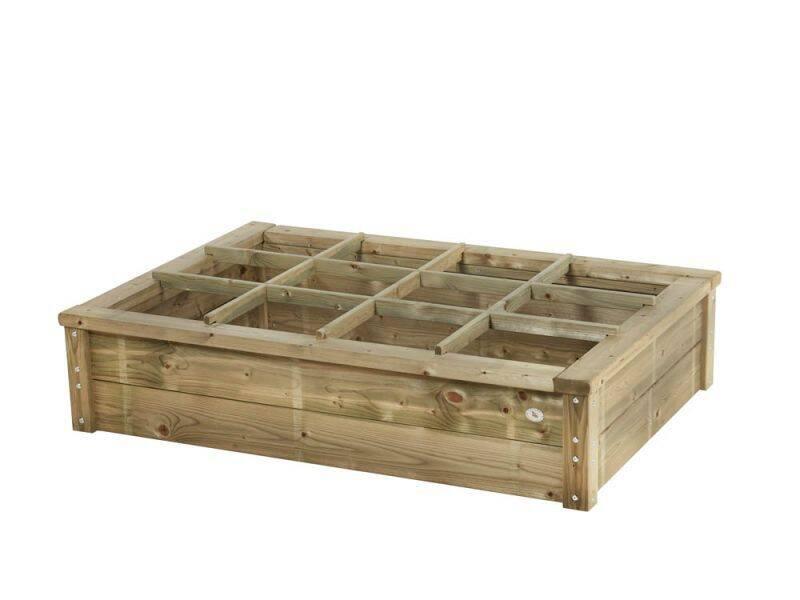 Talen moestuin + moestuinrek nieuw, Ophalen, Nieuw, Hout