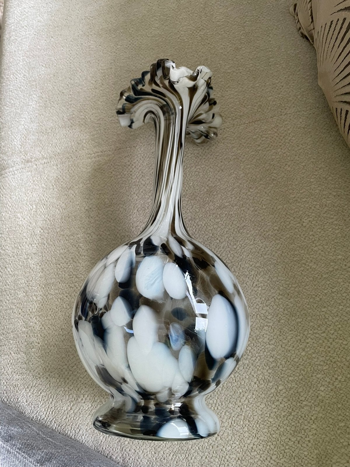 Glazen vaas unique model €20.00, Ophalen of Verzenden