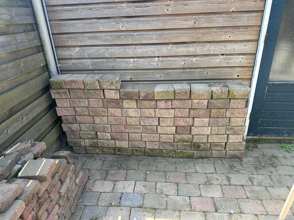 Trapezium tegels, Tuin en Terras, Ophalen, Overige materialen, Gebruikt, 5 tot 10 m²