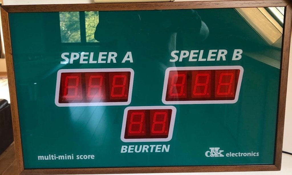 scorebord, Ophalen, Zo goed als nieuw, Dartbord