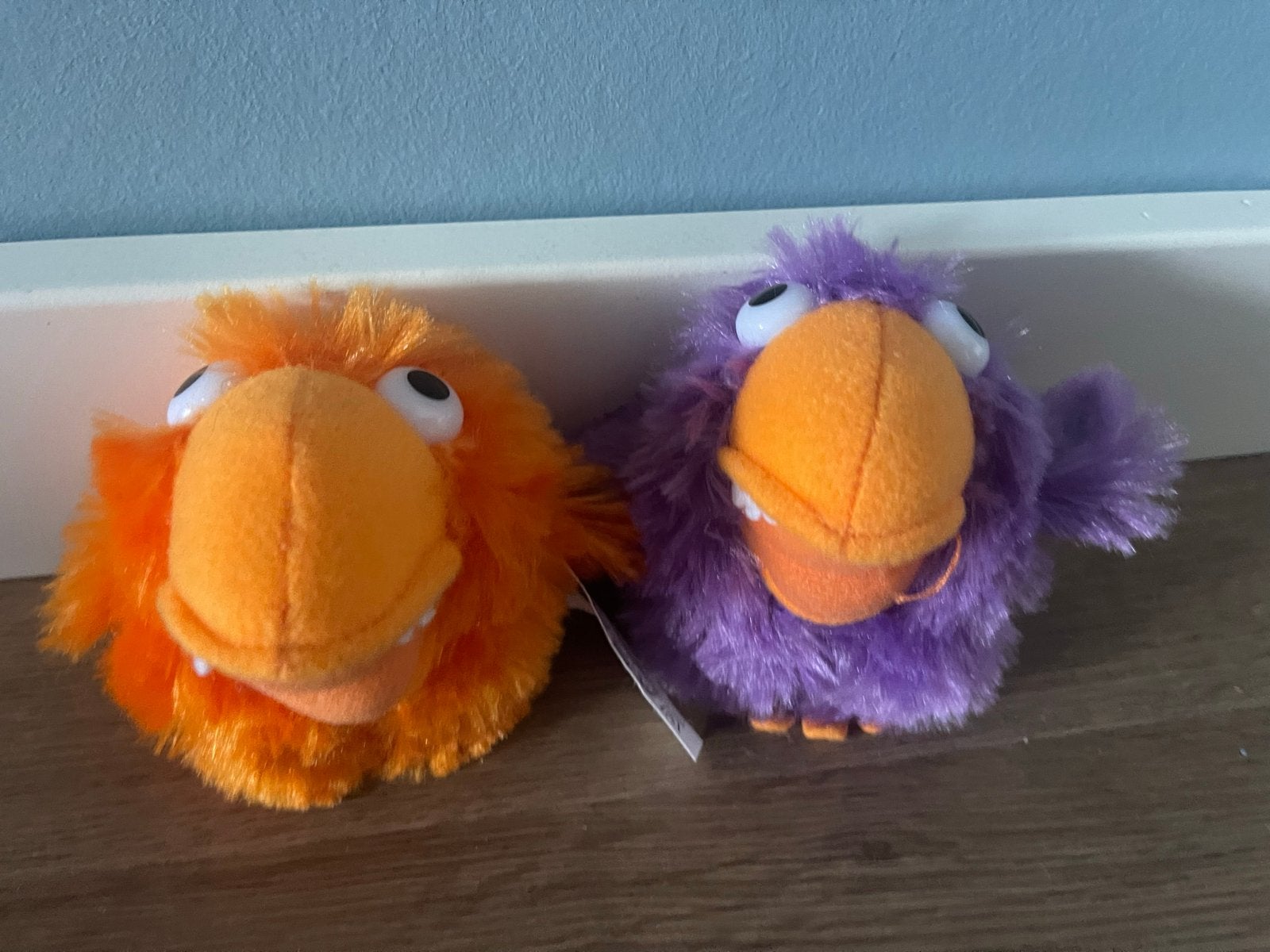 Twee Croky sleutelhangers - Paars en Oranje - Knuffeltjes, Verzamelen, Ophalen of Verzenden, Nieuw, Merk