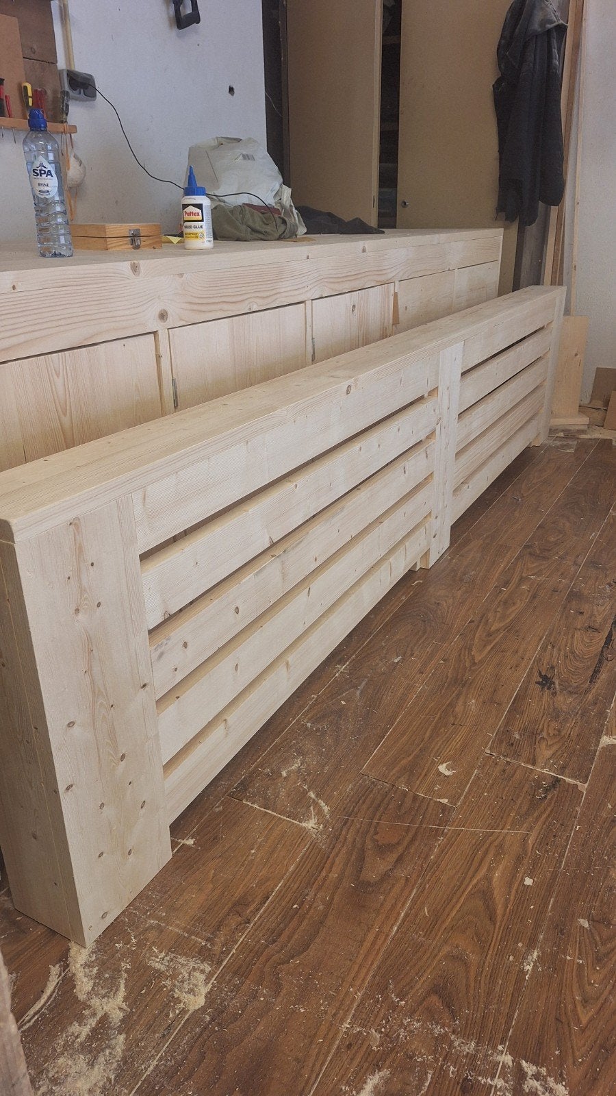 radiator ombouw van terug gedroogd en geschaafd hout, Ophalen, Nieuw