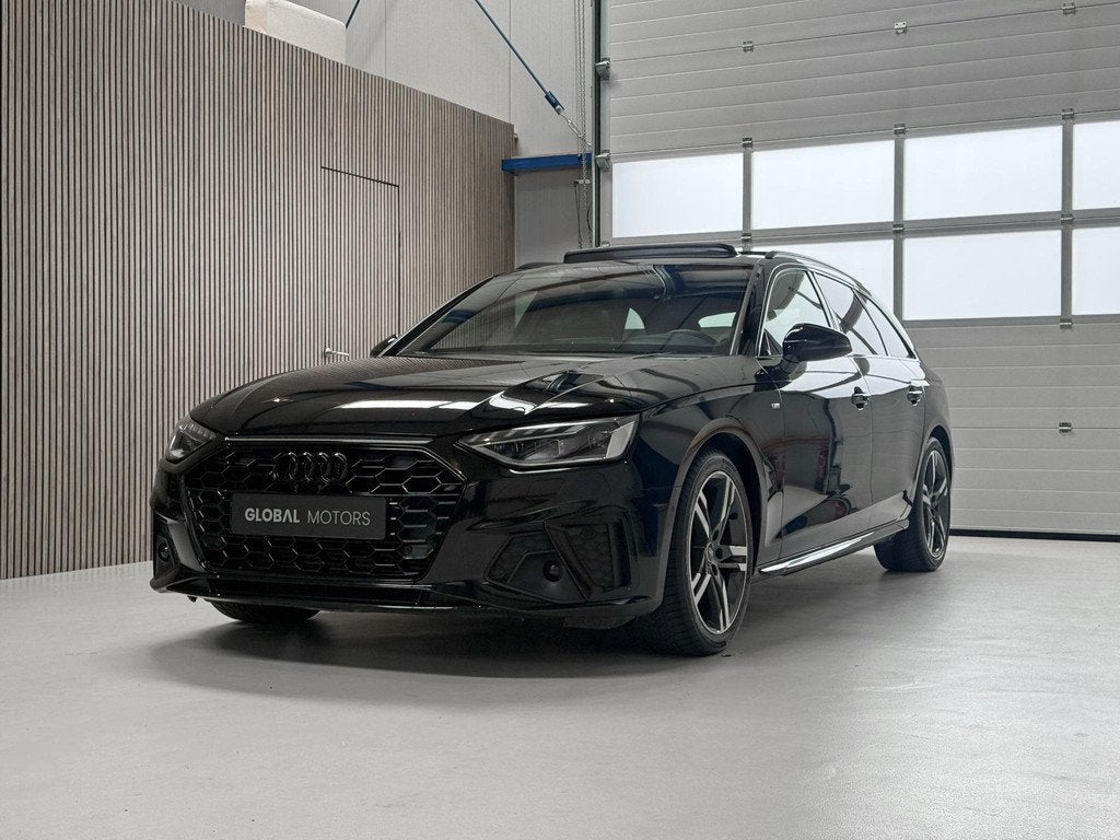 Audi A4 Avant 35 TFSI S Edition - PANORAMADAK - RS STOELEN -, Gebruikt, Zwart, Geïmporteerd, 1500 kg