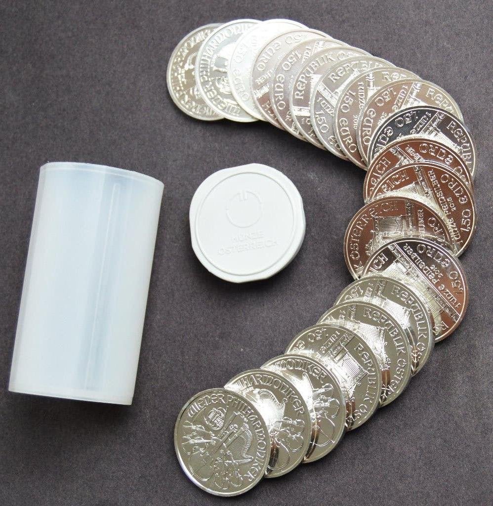 Tube munten Wiener Philharmoniker. 20 stuks zilver., Ophalen, Vóór koninkrijk, Zilver