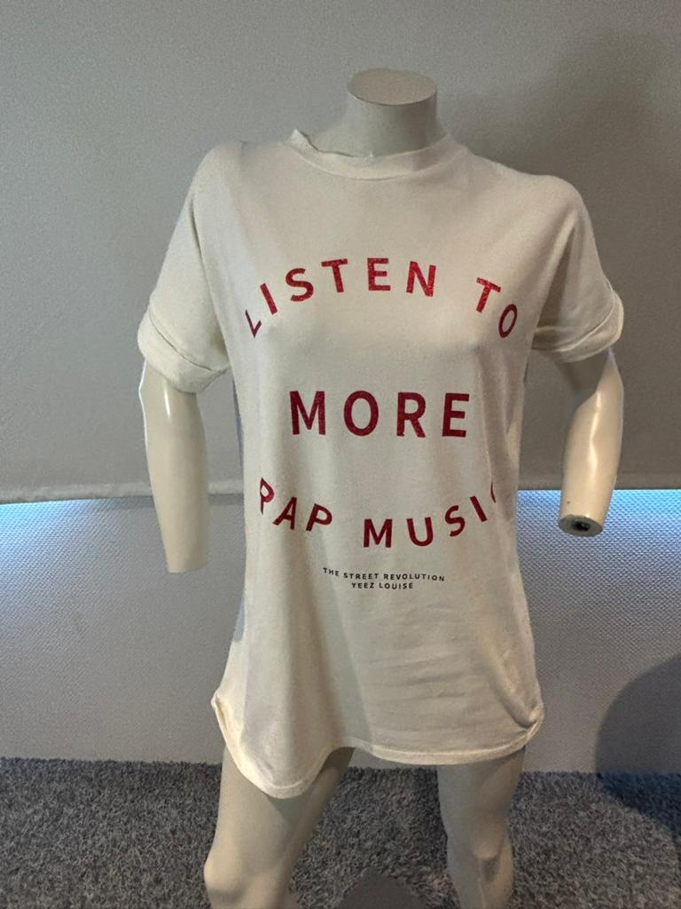 Yeez shirt met leuke opdruk maat s, Kleding | Dames, Wit, Ophalen of Verzenden, Zo goed als nieuw, Korte mouw