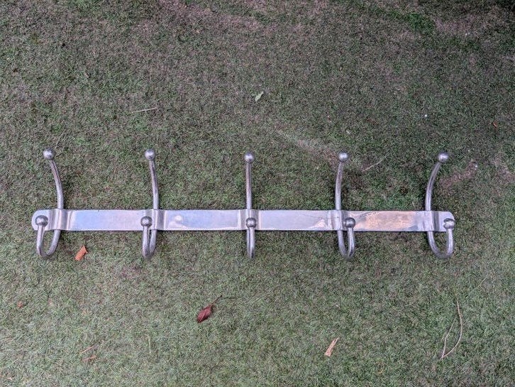 zilveren kapstok, Ophalen, Metaal, Wandkapstok, Minder dan 100 cm