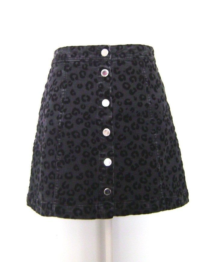 panther print velour rok gothic punk rock emo party festival, Verzenden, Zwart, Panther print goth punk, Zo goed als nieuw