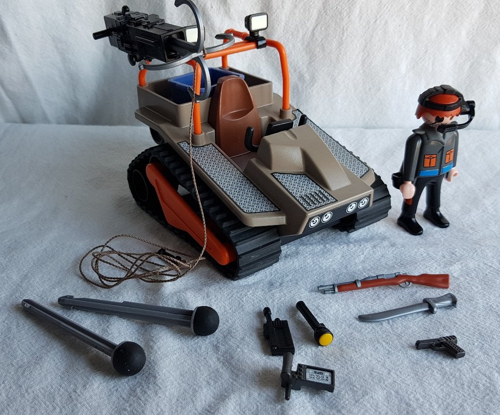 Playmobil 4846 Schatjagers Rupsvoertuig, Kinderen en Baby's, Gebruikt, Complete set, Voertuig, Ophalen of Verzenden