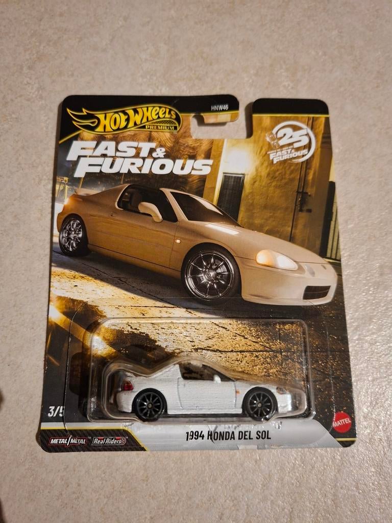 Hot Wheels Premium Fast & Furious 1994 Honda Del Sol, Ophalen of Verzenden, Nieuw, Auto