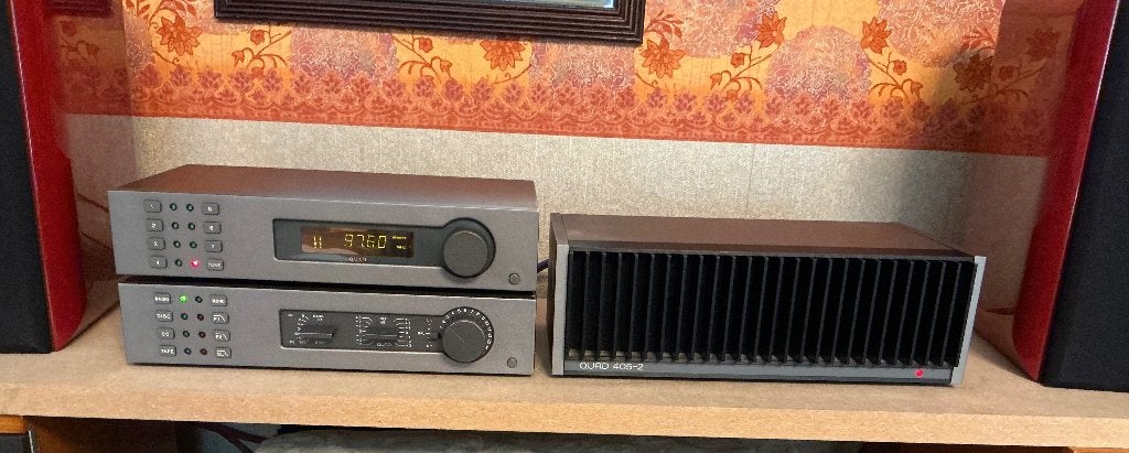 Schitterende Quad set (405-2, 34, FM4), Ophalen of Verzenden, Gebruikt, Stereo, Overige merken